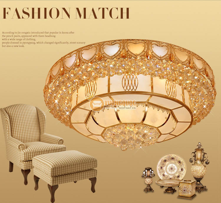 Đèn ốp trần nhập khẩu thiết kế sang trọng độc đáo CM218-23